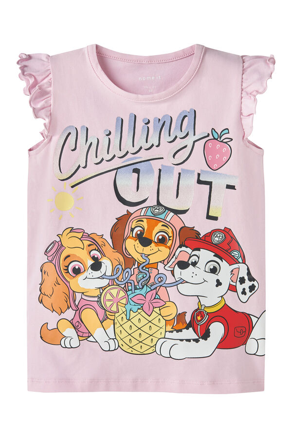 Name it Girl's T-shirt PATRULLA CANINA pink