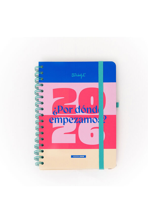 Mr. Wonderful Agenda Office 2026 Semanal - &iquest;Por d&oacute;nde empezamos? estampado