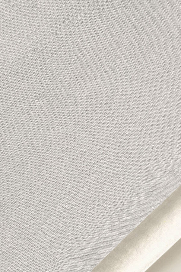 Womensecret Funda almohada lino algodón reversible. Cama 135-140cm. blanco