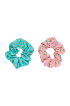 Womensecret Set of 2 scrunchies printed