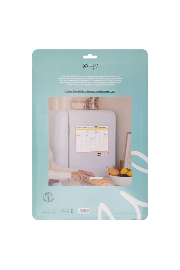 Mr. Wonderful Planificador mensual de pizarra blanca magn&eacute;tico - Cada mes, mejor que el anterior estampado