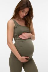 Mamalicious Tank top deportivo maternity verde
