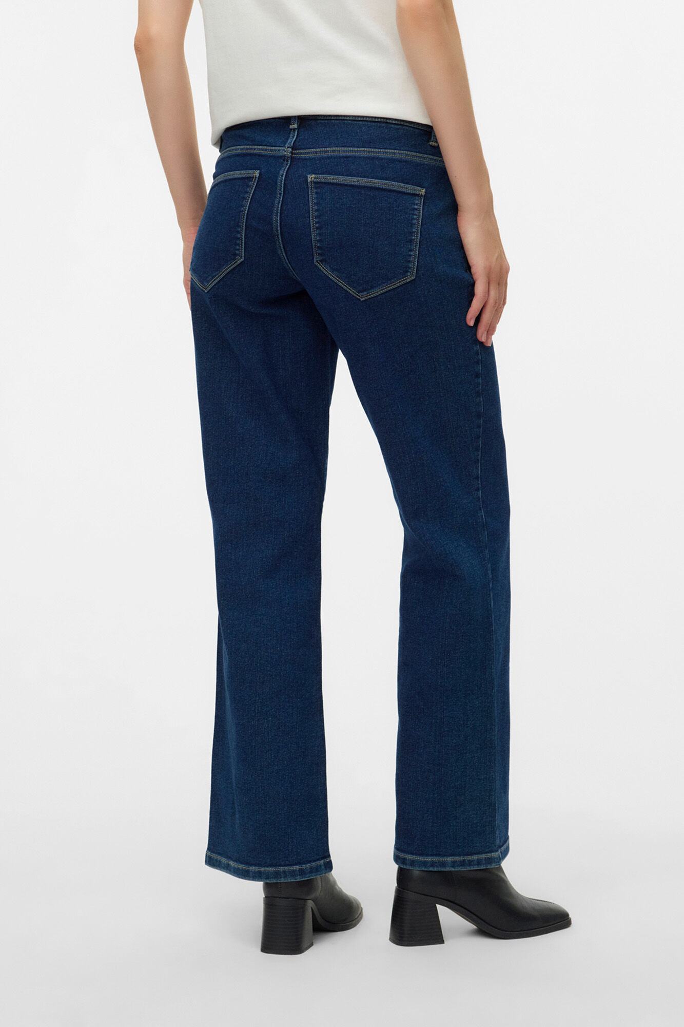 Mamalicious Cal&ccedil;a jeans larga para maternity