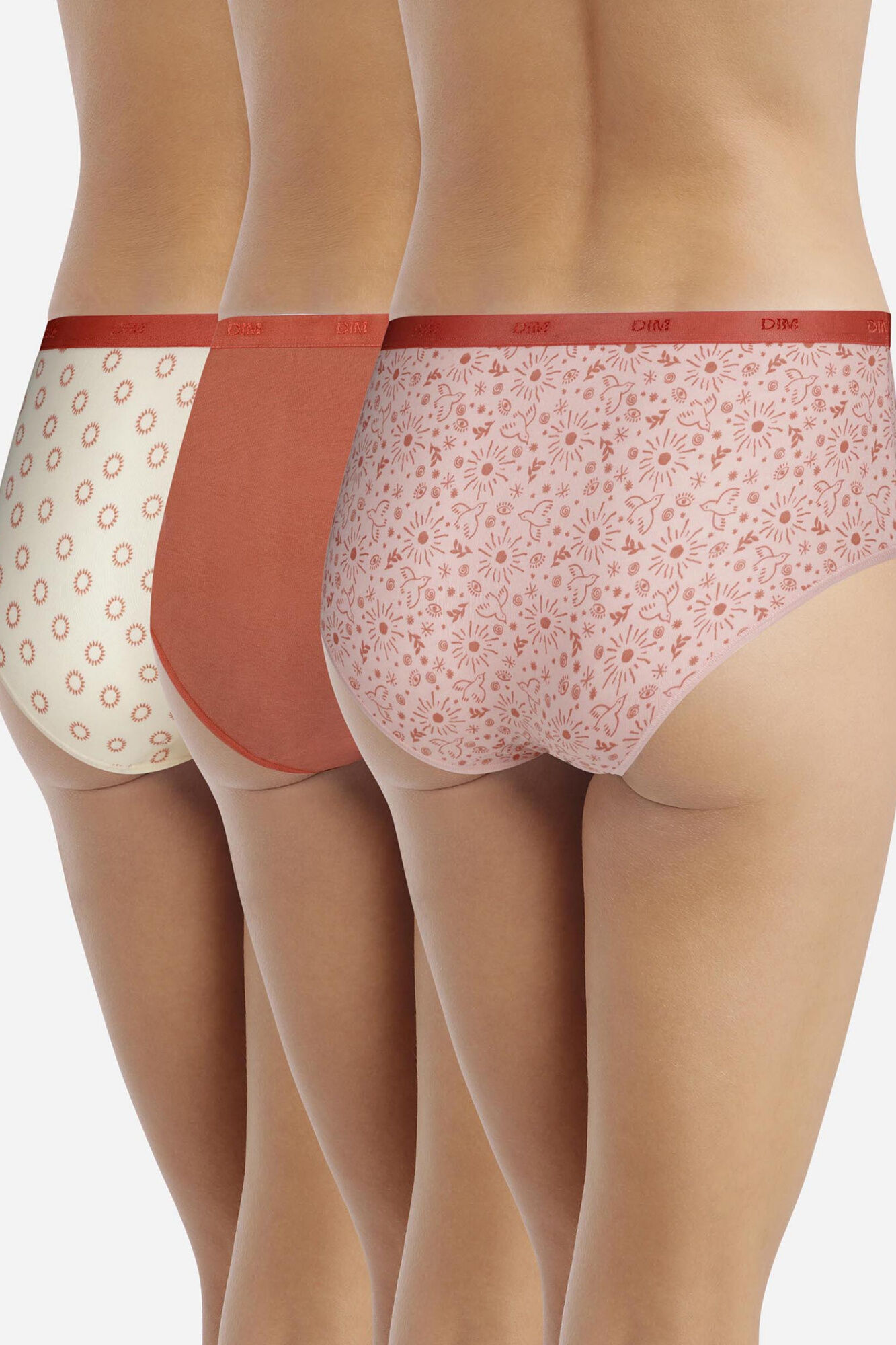 DIM Pack 3 culottes estampados