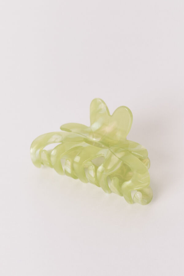 Women'secret Green flower hair clip green