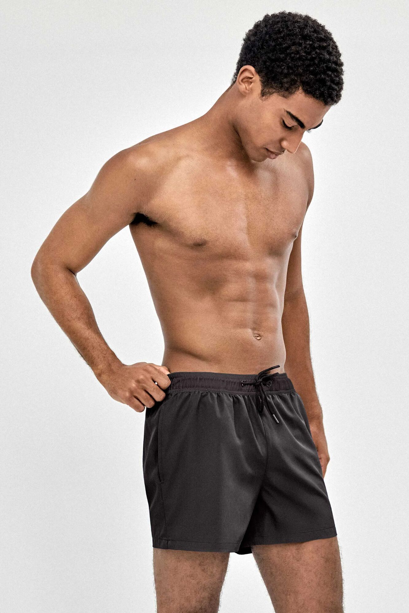 Gisela Schwarzer einfarbiger badeanzug f&uuml;r herren