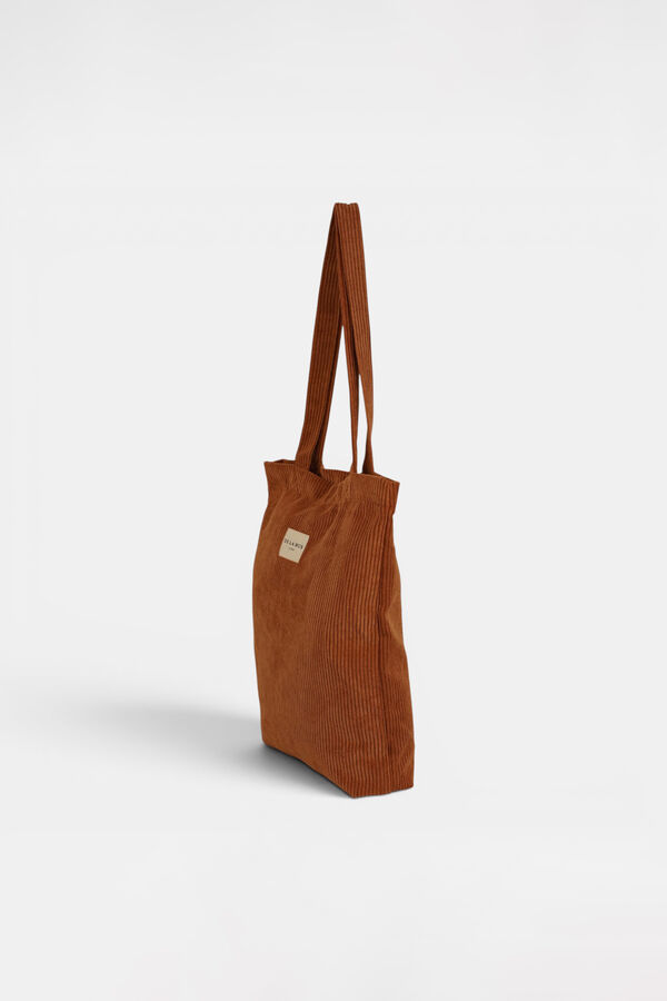 De La Mur Brown small zip fastening bag red