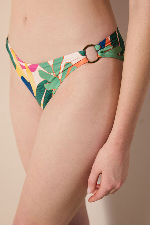 Womensecret Flower printed bikini bottom imprimé