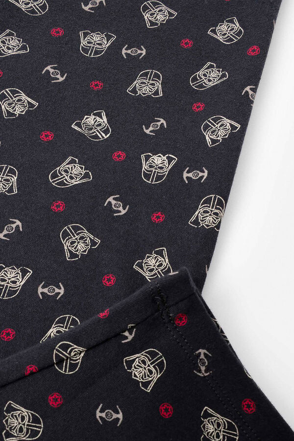 Admas Pijama infantil largo estampado Star Wars gris