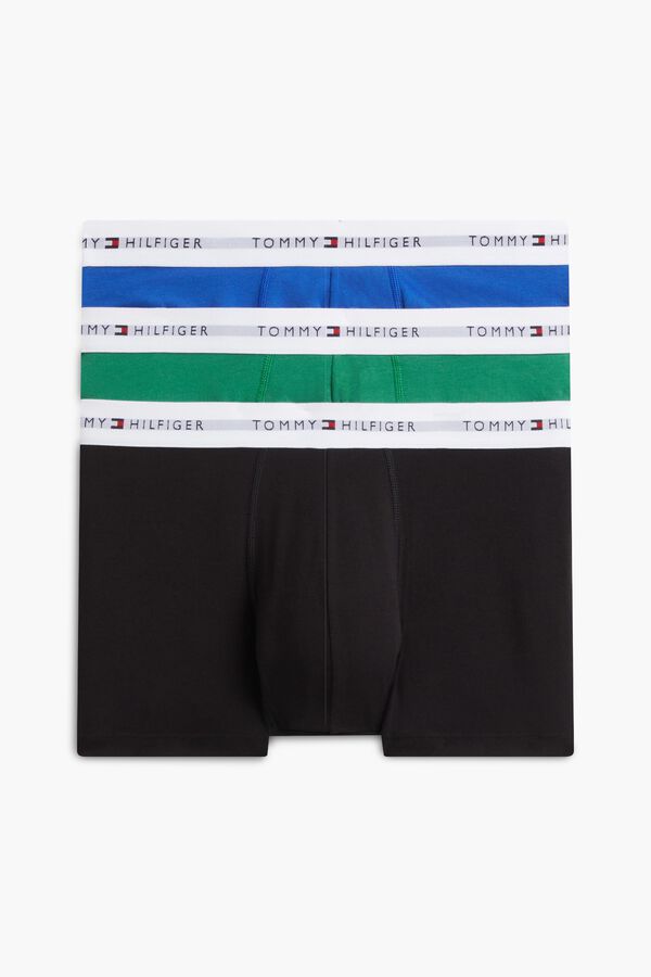 Tommy Underwear Pack de 3 trunks para hombre estampado