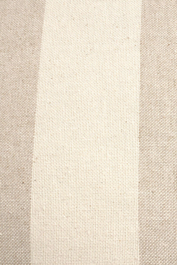 Womensecret Kissenbezug 100 % Baumwolle Streifen 45 x 45 cm. Braun