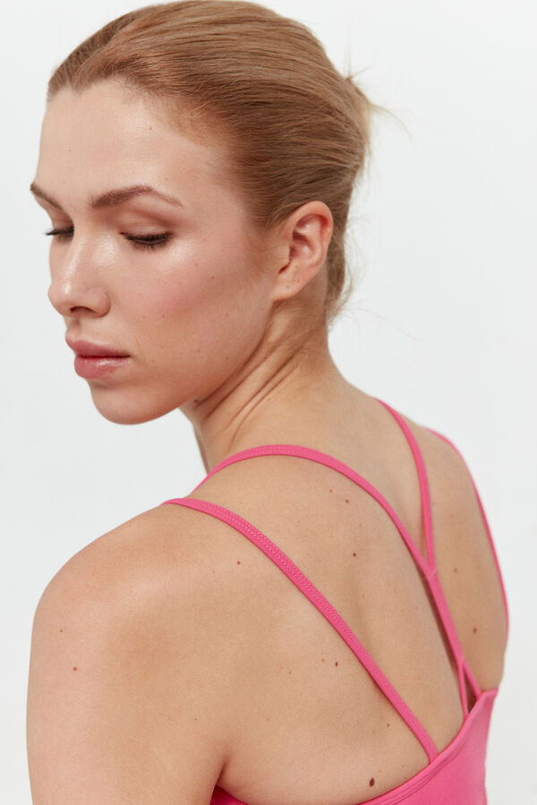 Womensecret Sports bra with thin straps pink