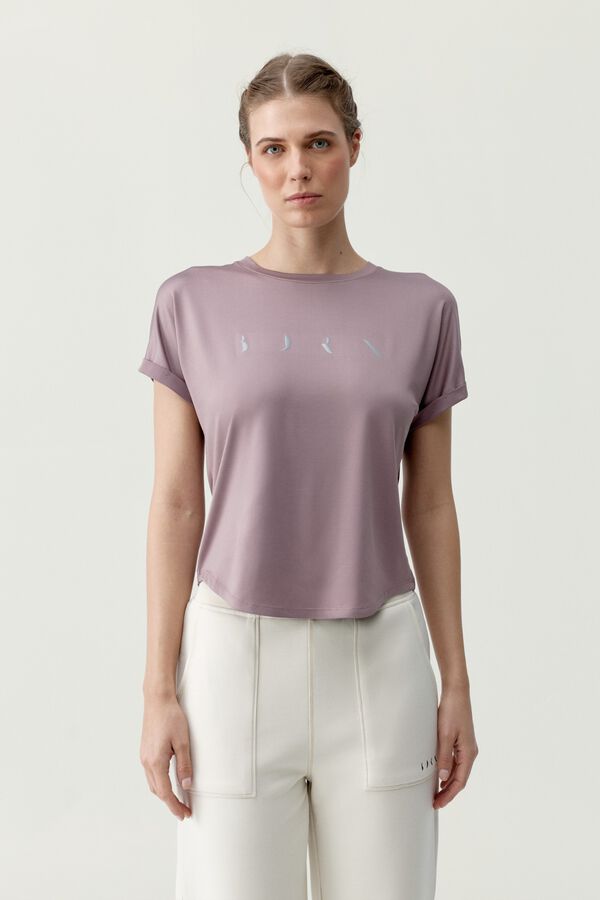 Born Living Yoga Woodrose Azami T-shirt nude