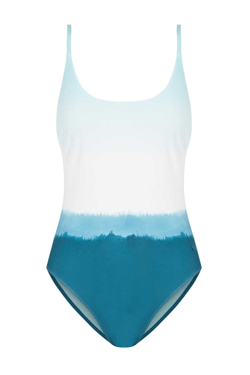 Womensecret Tie-dye tummy control swimsuit blue