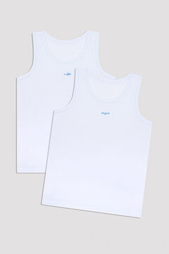 Womensecret Camiseta interior para niño multicolor, pack de 2 unidades estampado