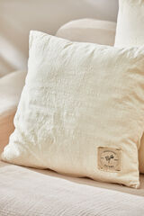 Calma House Funda de coj&iacute;n cruda Gavema amarillo