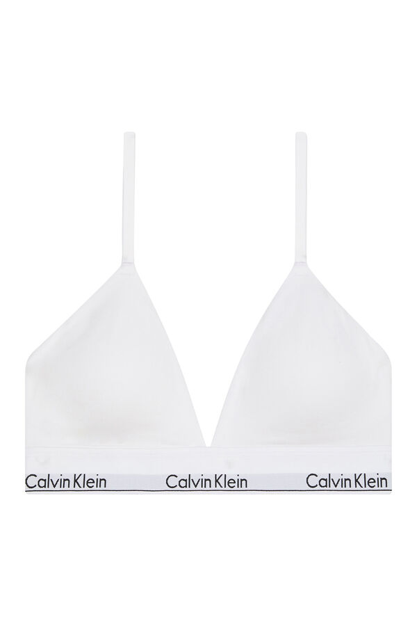 Calvin Klein Sujetador tri&aacute;ngular blanco