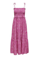 Womensecret Gathered midi maternity dress pink