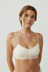 Womensecret Carrie balconette bra - Cream beige