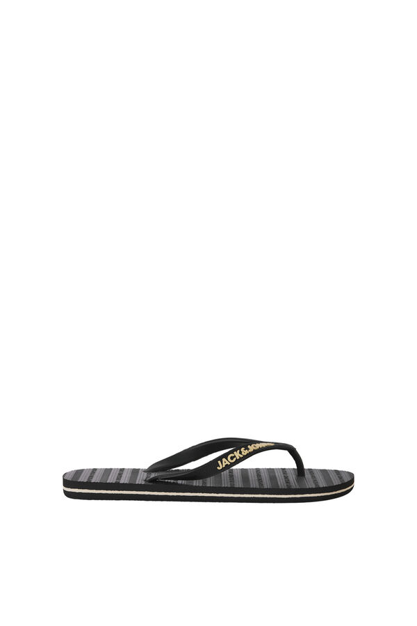 Jack & Jones Rubber flip-flop sandals black