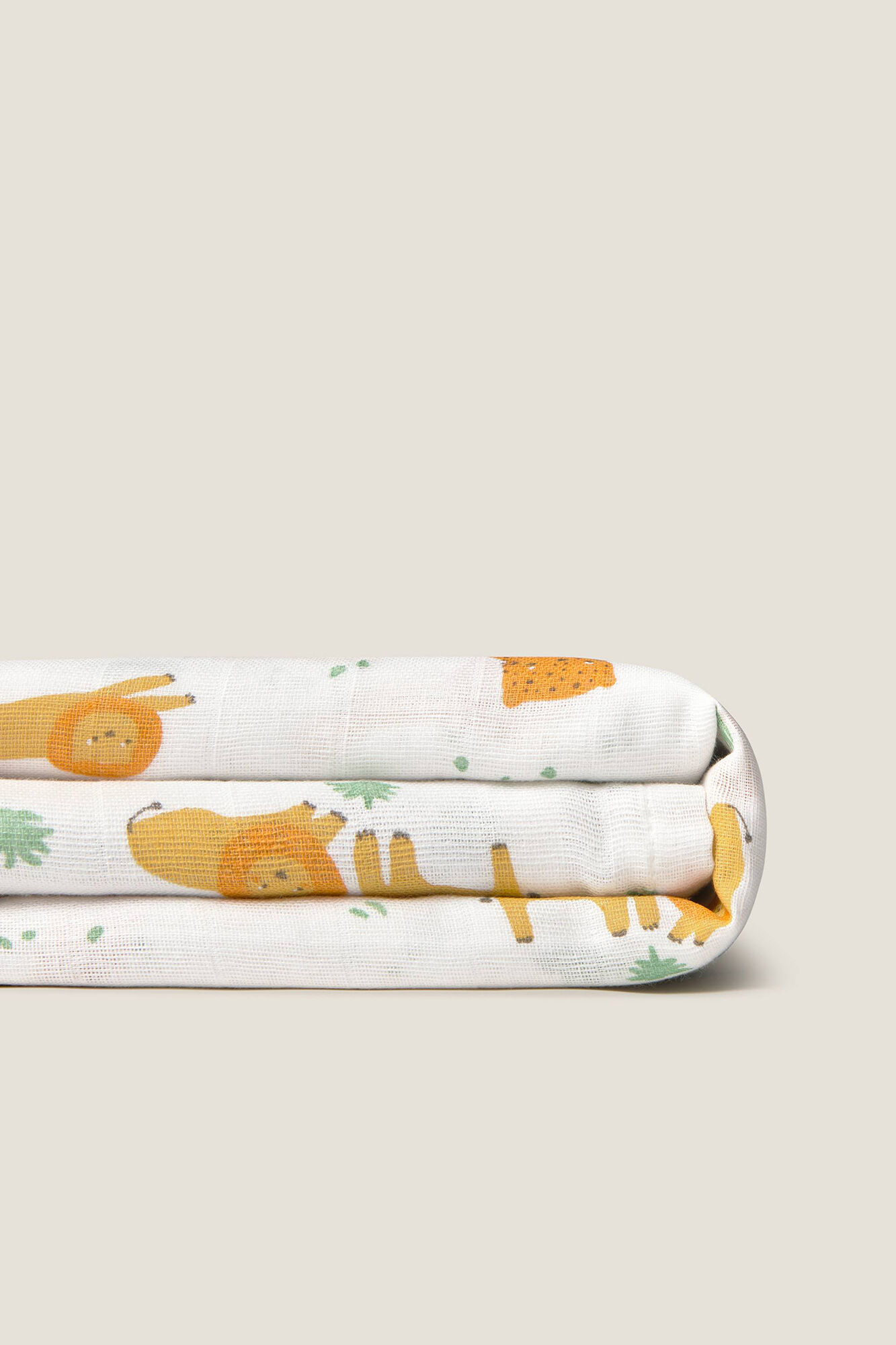 Textura Muselina gasa algod&oacute;n jungla