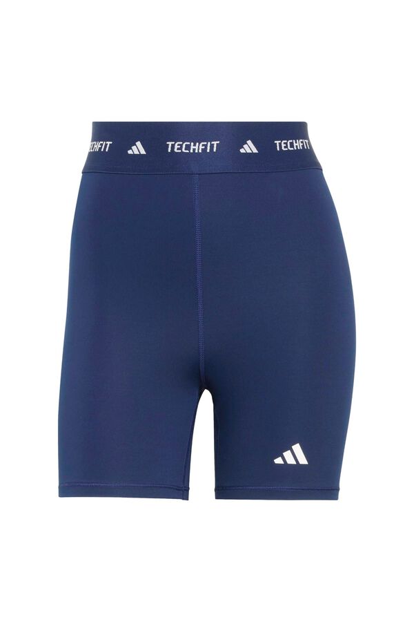 Adidas Mallas cortas deportivas Techfit azul