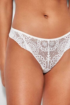 Womensecret Lace panty Weiß