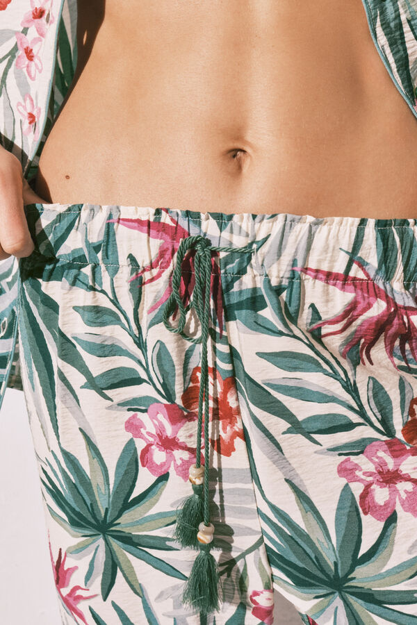 Women'secret Kapri ko&scaron;ulja pidžama Zelena