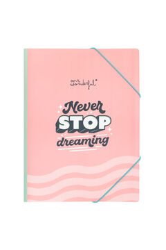 Womensecret Folder with transparent sheets – Never stop dreaming estampado