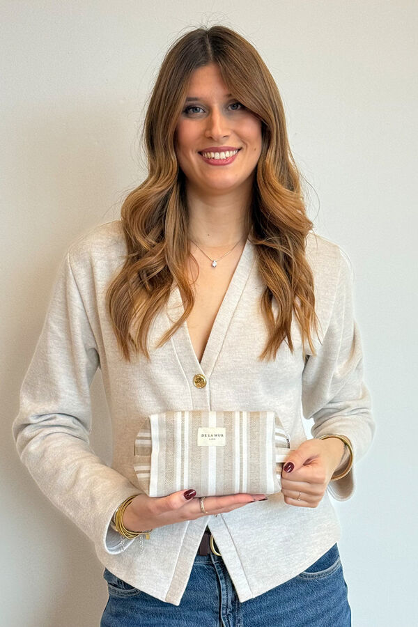 De La Mur Neceser Mediano Malik beige