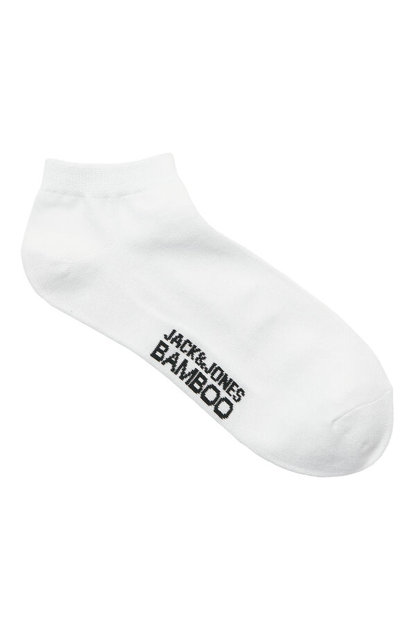 Jack & Jones Bamboo 3-pack socks white