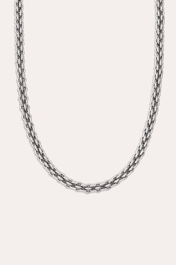 Singularu Collar Big Rope Acero gris