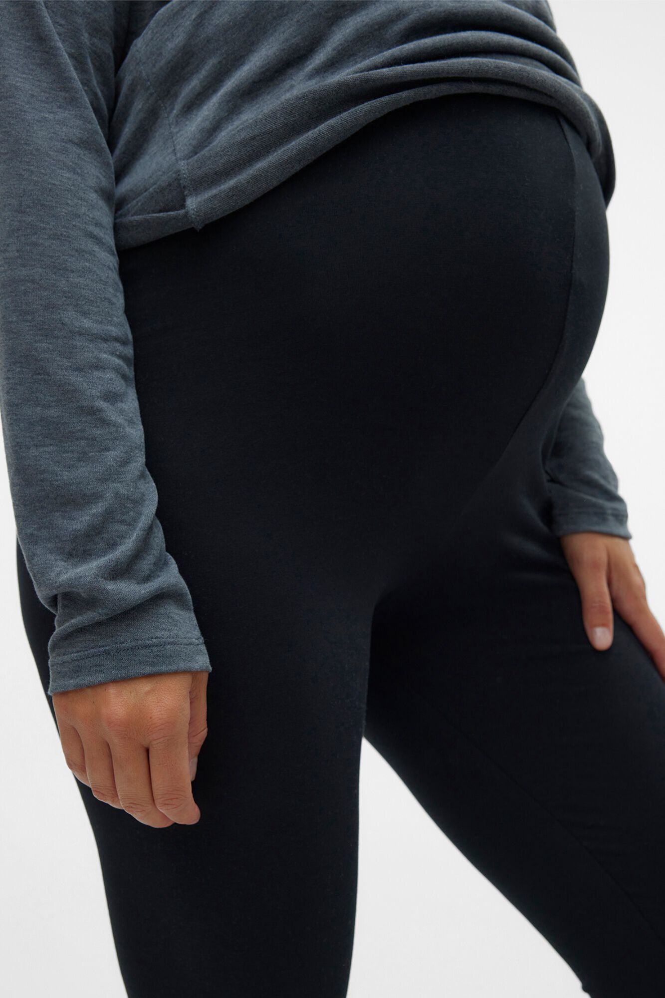 Mamalicious 2er-Pack lange Maternity-Leggings