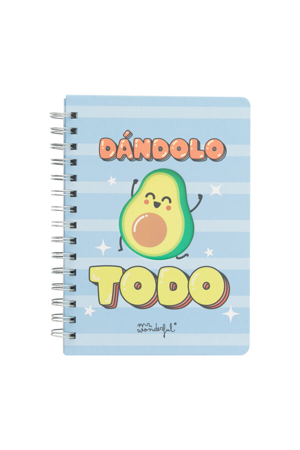 Womensecret Avocado notebook - Dándolo todo (Giving it everything) imprimé