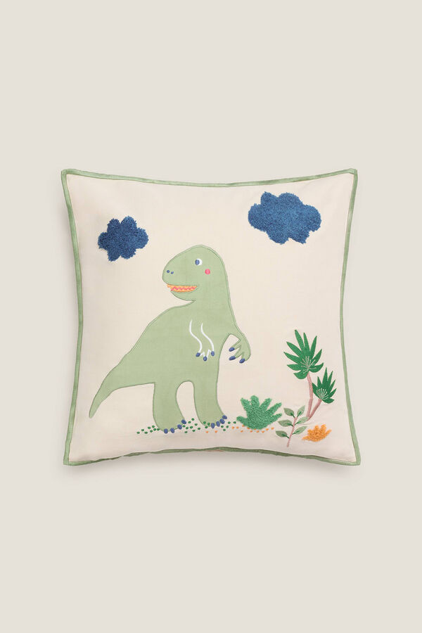 Womensecret Dinosaur cushion cover beige