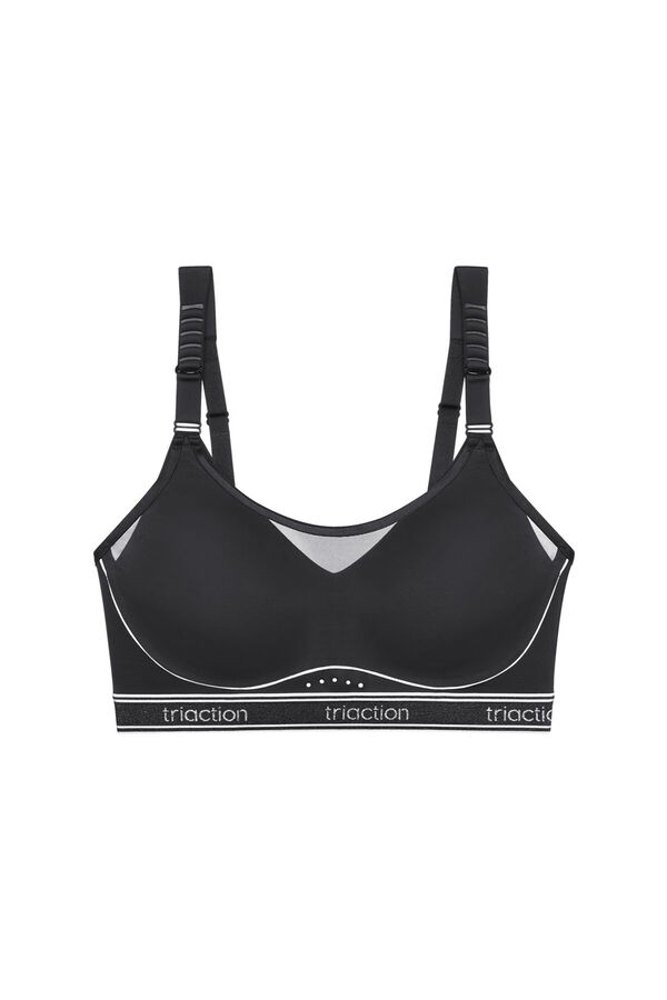 Triumph Sujetador deportivo sujeci&oacute;n ligera negro
