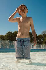 Name it Boy's striped swimwear blue
