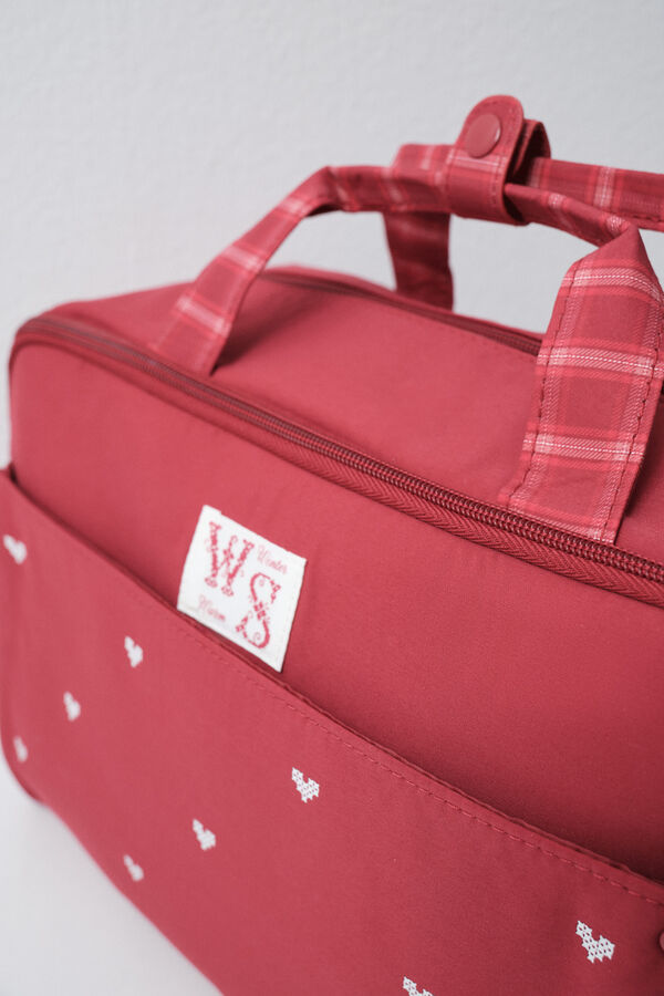 Women'secret Snoopy double zip vanity case red