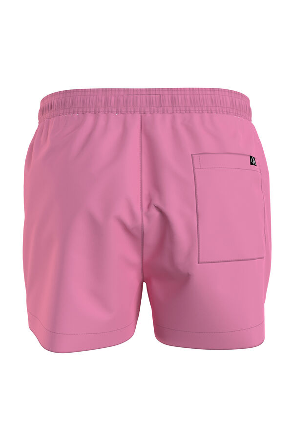 Womensecret Short drawstring swim shorts - CK Monogram pink