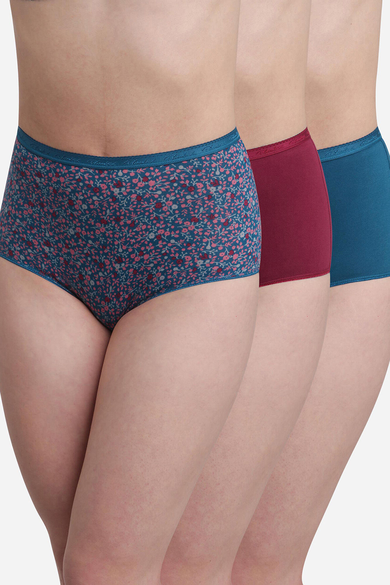 Playtex Pack de 3 Bragas maxi de algod&oacute;n org&aacute;nico