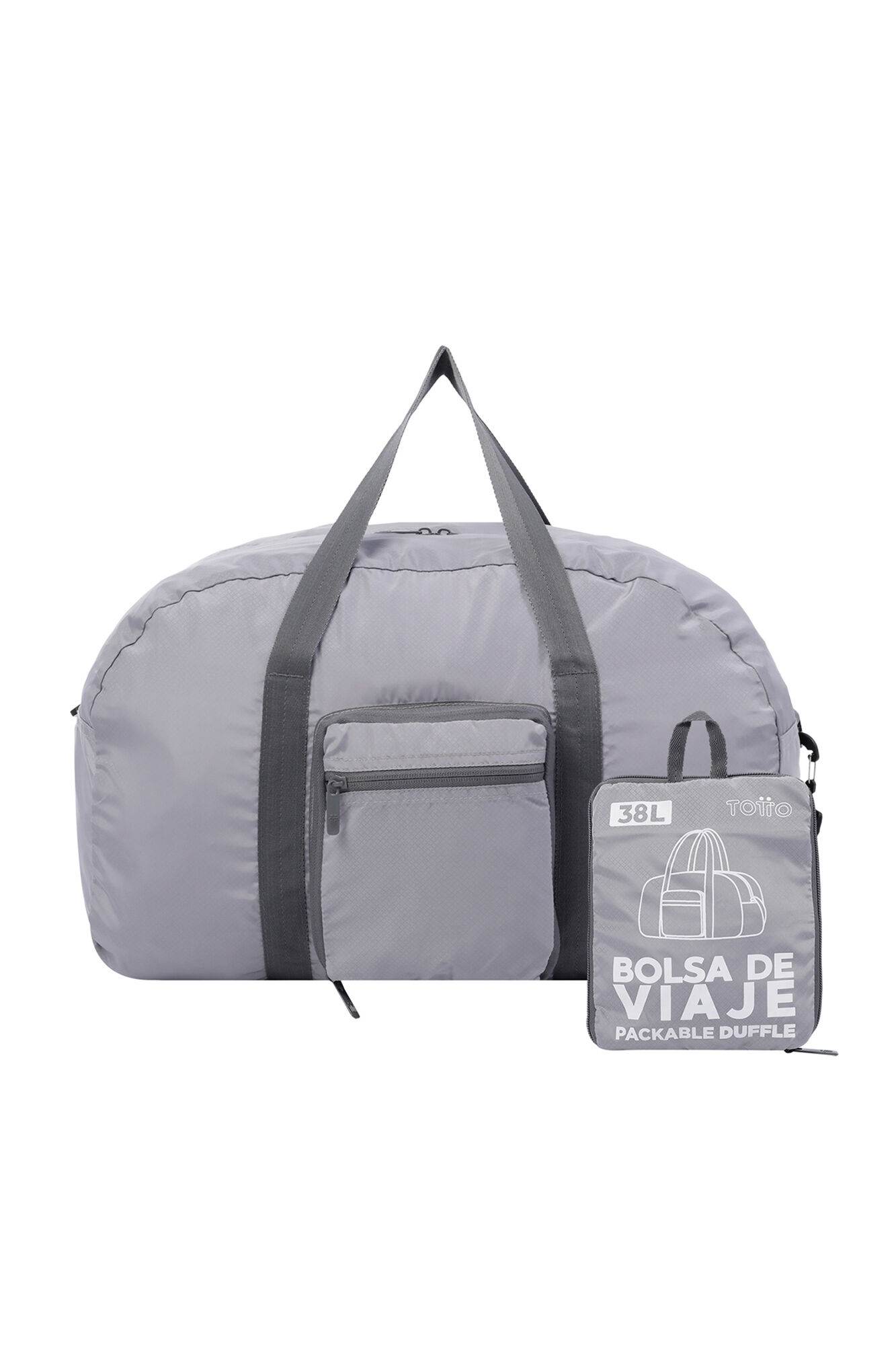 Totto Branel Foldable Bag - Grey