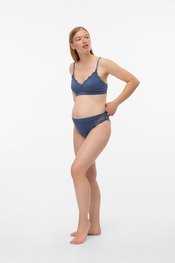Mamalicious Pack 2 Bragas maternity  azul