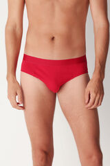 Cotonella Slip vermelho para homem com cintura confort  vermelho
