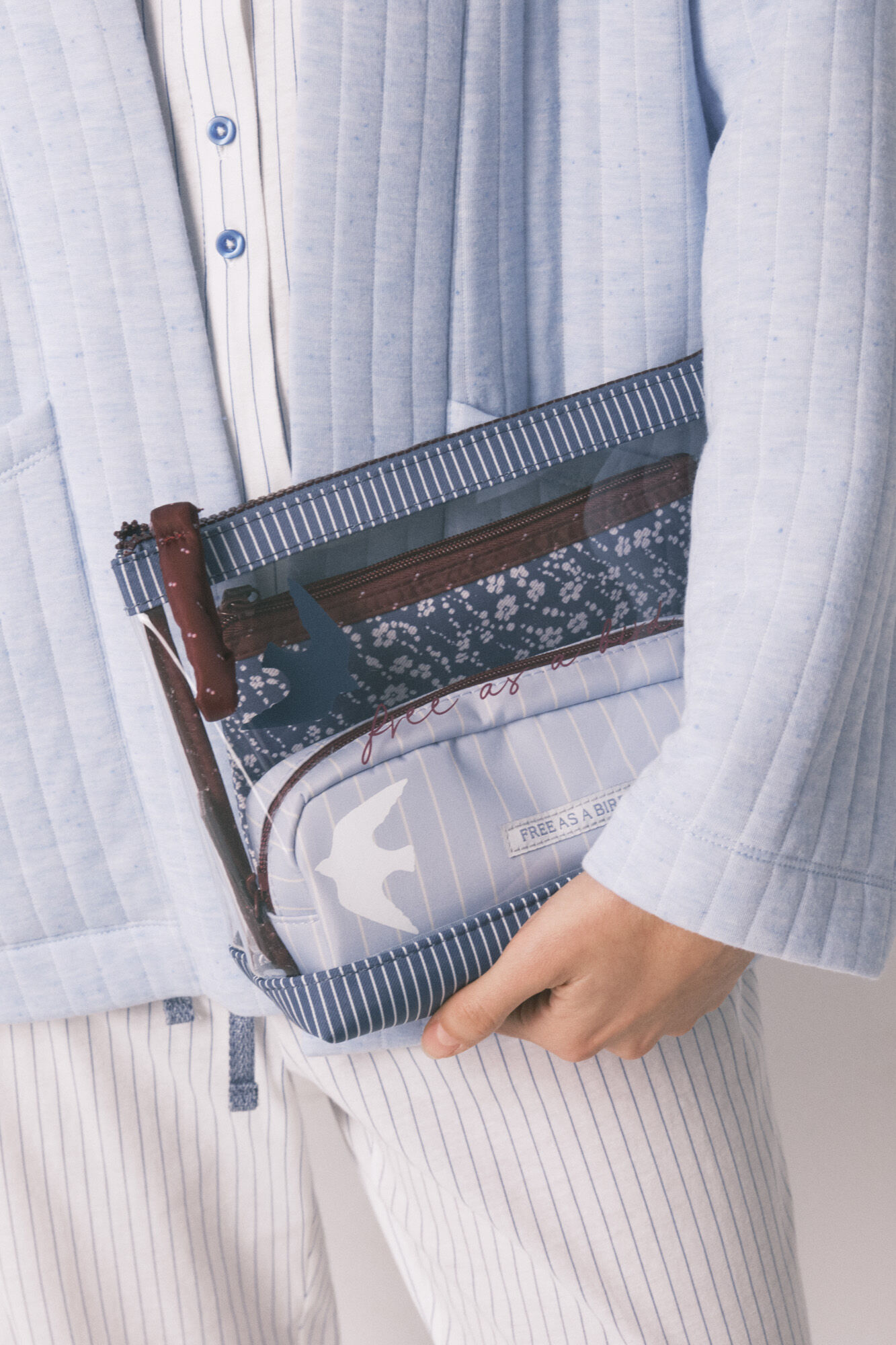 Women'secret Pack of 3 assorted printed vanity cases