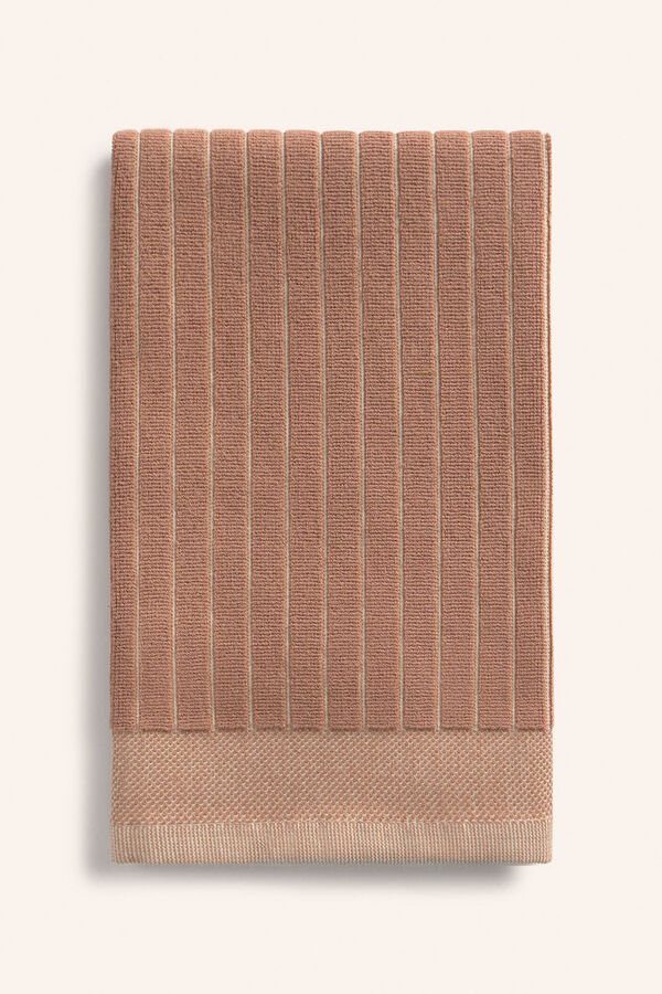 Calma House Brown terry kitchen towel set of 2 Lisboa 50x50 nude