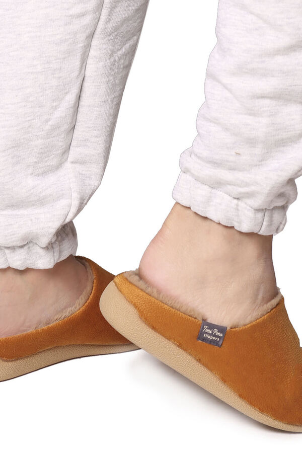 Toni Pons Chinelo tipo tamanco feminino castanho