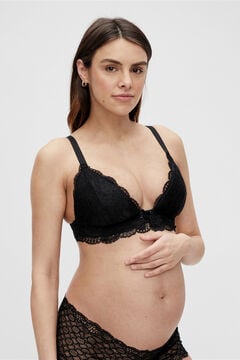 Womensecret Lace maternity and nursing bra  noir