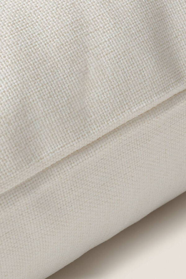 Womensecret Capa travesseiro algodão estrutura 45 x 45 cm. bege