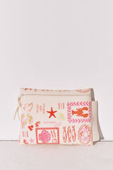 Women'secret Printed waterproof bikini bag summer red
