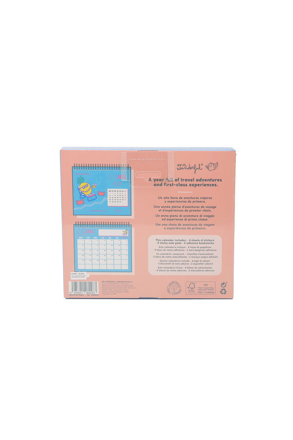 Mr. Wonderful Desk calendar 2026 - Going somewhere? printed